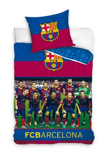 Carbotex, FC Barcelona, Pościel dziecięca, 160x200 cm Carbotex