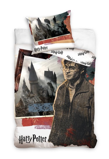 Carbotex, Harry Potter, Pościel dziecięca, bawełniana, 160x200 cm Carbotex