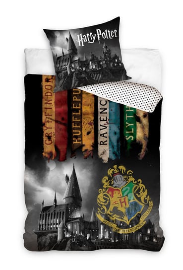 Carbotex, Harry Potter, Pościel dziecięca, Hogwarts, 140x200 cm Carbotex