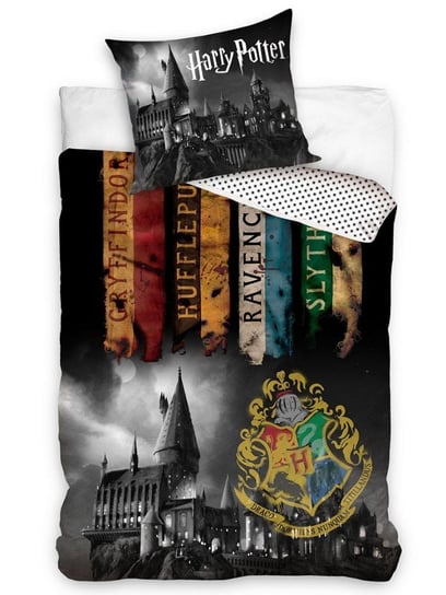 Carbotex, Harry Potter, Pościel dziecięca, Hogwarts, 160x200 cm Carbotex