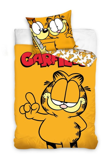 Carbotex, Komplet pościeli bawełnianiej 140X200 + 70X90, Garfield Carbotex