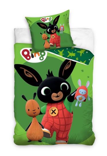 Completo Letto Bing 140x200 Cm – Copripiumino E Federa Con Bing E Sula – 100% Cotone, Licenza Ufficiale Carbotex - 3