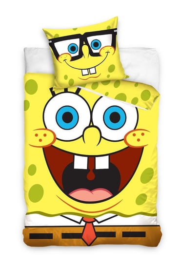 Carbotex, SpongeBob, Pościel dziecięca, 160x200 cm Carbotex