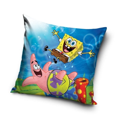 Carbotex, SpongeBob, Poszewka na poduszkę jasiek, 40x40 cm Carbotex