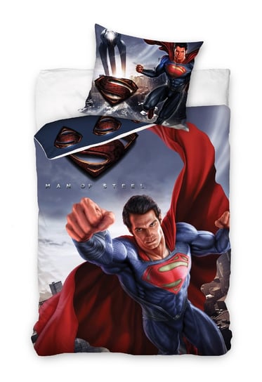 Carbotex, Superman, Pościel dziecięca, 160x200 cm Carbotex