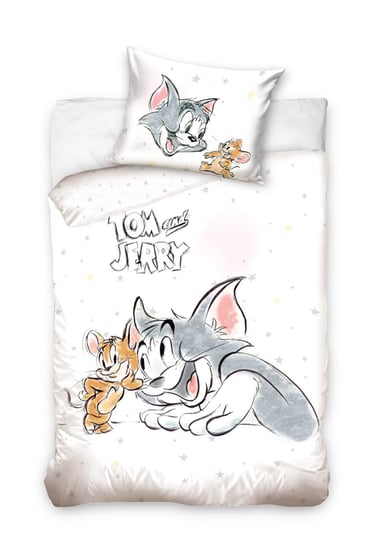 Carbotex, Tom and Jerry, Komplet pościeli do łóżeczka, 90x120 cm Carbotex