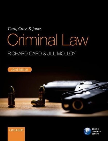 Card, Cross & Jones Criminal Law Card Richard, Molloy Jill