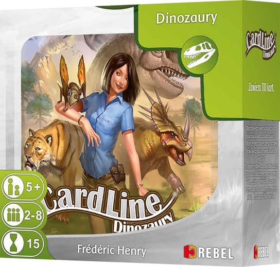 Cardline Dinozaury, gra karciana, Rebel Rebel