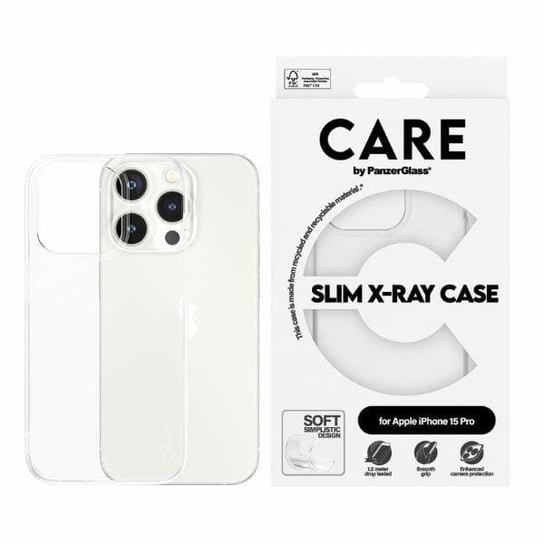 CARE by PanzerGlass Slim X-Ray Case iPhone 15 Pro 6,1" przezroczysty/transparent 1434 Inna marka