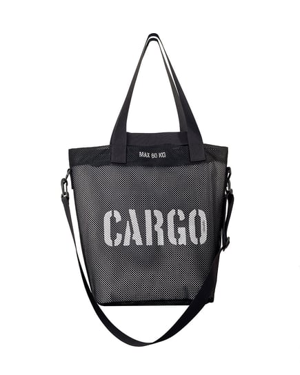 Cargo By Owee, Torba damska, Mesh, rozmiar M, czarna CARGO BY OWEE