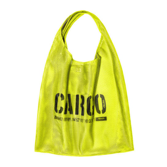 Cargo By Owee, Torba shopper, Fluo yellow Mesh, żółta CARGO BY OWEE