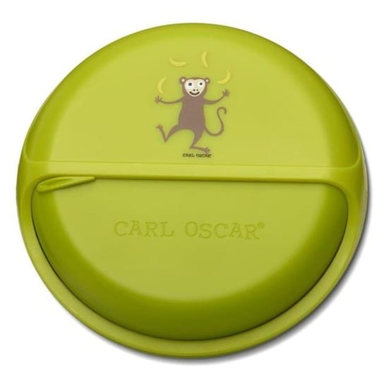 Carl Oscar BIG SnackDISC™ 5 komorowy obrotowy pojemnik na przekąski Lime - Monkey Inna marka