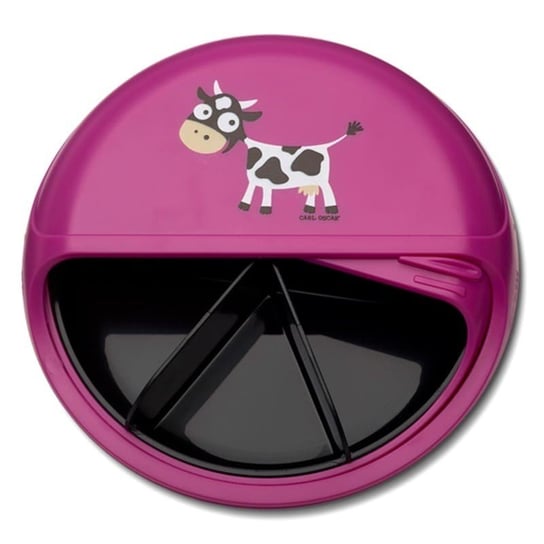 Carl Oscar BIG SnackDISC™ 5 komorowy obrotowy pojemnik na przekąski Purple - Cow Inna marka