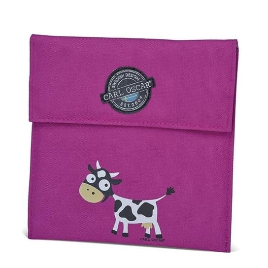 Carl Oscar Pack'n'Snack Sandwich Bag torebka termiczna na kanapki Purple - Cow Inna marka