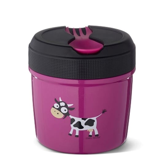 Carl Oscar TEMP Lunch Jar - Termos ze szlachetnej stali nierdzewnej 0,5 L Purple - Cow Inna marka