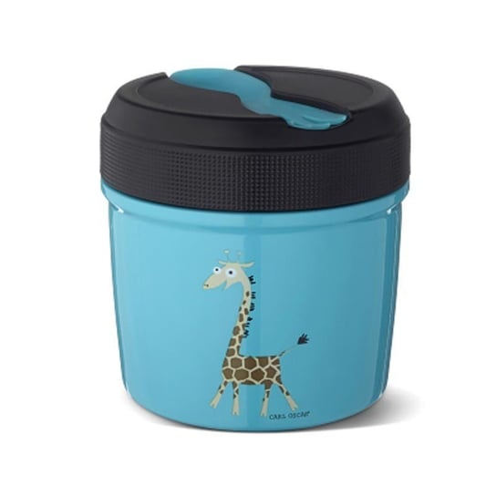 Carl Oscar TEMP Lunch Jar - Termos ze szlachetnej stali nierdzewnej 0,5 L Tourquise - Giraffe Inna marka