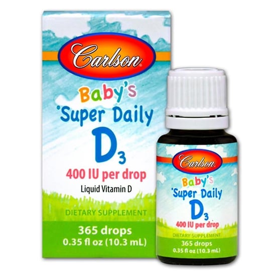 Carlson Labs Baby's Super Daily D3 400i 10ml Carlson Labs