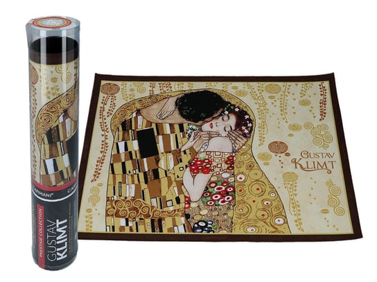 Carmani, Podkładka na stół G. Klimt, Pocałunek (kremowe tło) Carmani