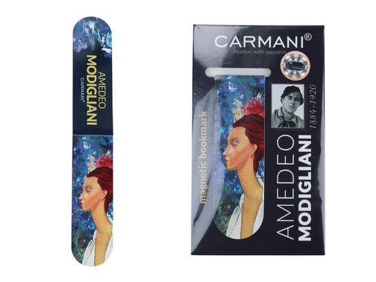 Carmani, Zakładka magnetyczna A. Modigliani, Kobieta w kapeluszu Carmani