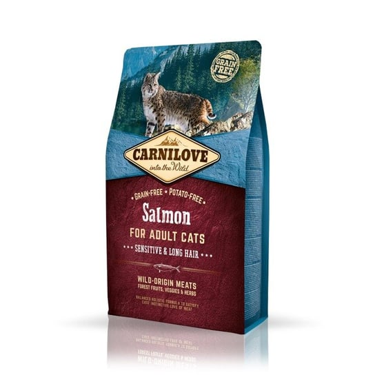 Carnilove Cat Salmon Sensitive &amp; Long Hair 2kg Carnilove