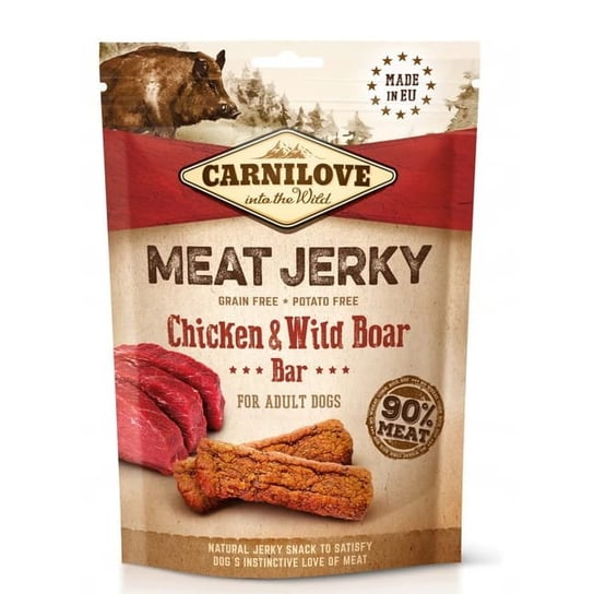 Carnilove Dog Jerky kurczak i dzik Chicken & Wild Boar Bar 100g Carnilove