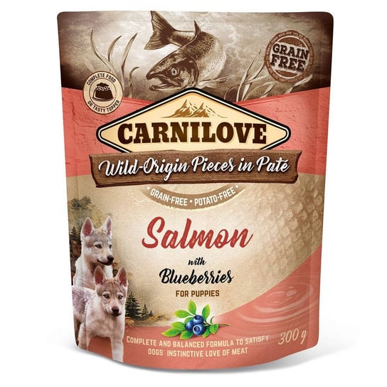 Carnilove Salmon with Blueberries for puppies 300g karma mokra dla szczeniąt Carnilove
