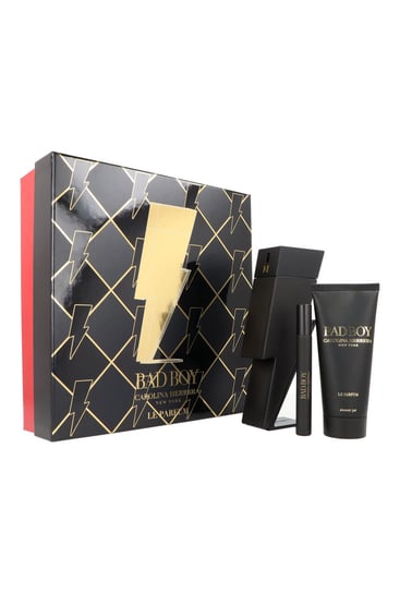 Carolina Herrera Bad Boy, Zestaw perfum, 3 szt. Carolina Herrera