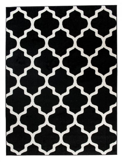 CARPETPOL, Dywan MAROKO czarny koniczyna marokańska K082A BLACK MAROKO (1.60*2.20) CARPETPOL