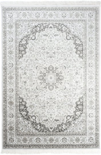 CARPETPOL, Dywan orientalny szary wiskoza Isphahan 77801/229 Silver (0.80*2.20) CARPETPOL