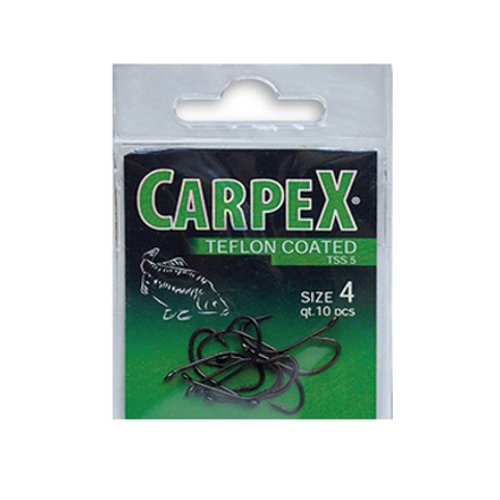 Carpex, Haczyk, Teflon Super Strong 5 02-C-TSS5-006, r. 6, 10 szt. Carpex
