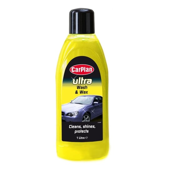 CarPlan Ultra Wash &amp; Wax  - Szampon z woskiem 1L CarPlan