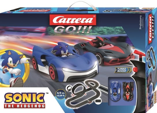 Carrera GO!!!, tor wyścigowy, Sonic 4,9 m Carrera