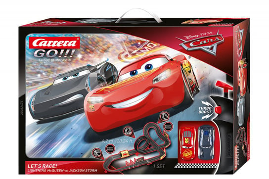 Carrera, tor wyścigowy GO Disney Pixar Auta Lets Race Carrera