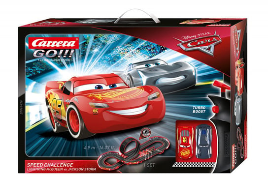 Carrera, tor wyścigowy Go DisneyPixar Auta Wyzwanie prędkości Carrera