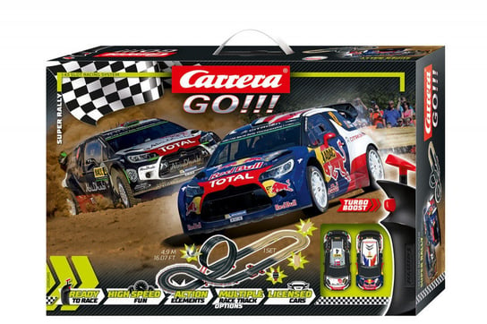 Carrera, Tor wyścigowy GO!!! Super Rally, 4,9 m Carrera