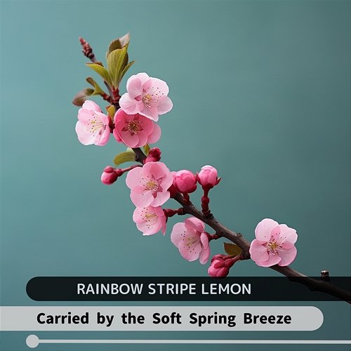 Carried by the Soft Spring Breeze Rainbow Stripe Lemon