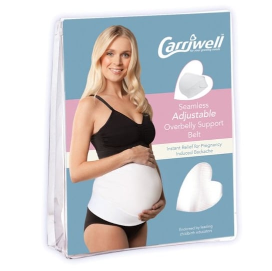 Carriwell, Pas ciążowy, regulowany, rozmiar S/M, Biały Carriwell