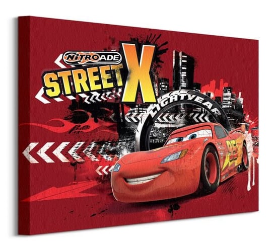 Cars Street X - obraz na płótnie Auta