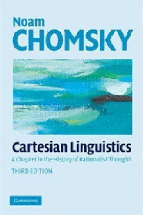 Cartesian Linguistics Chomsky Noam