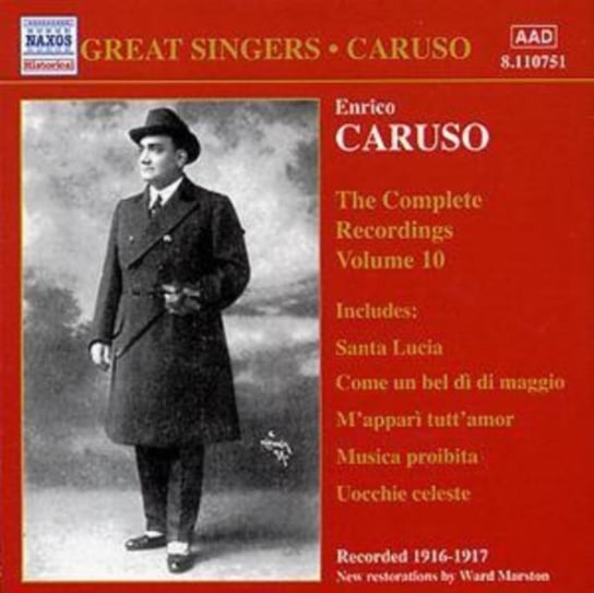 Caruso: The Complete Recordings. Volume 10 Caruso Enrico
