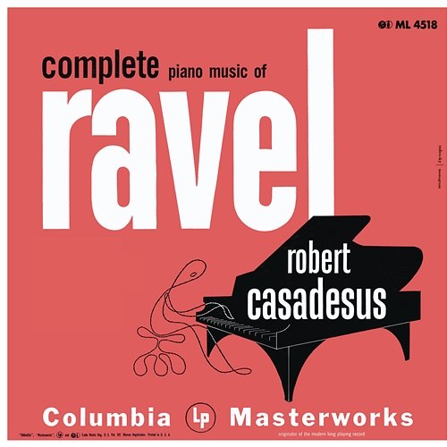 Casadesus Plays Piano Music of Ravel Robert Casadesus