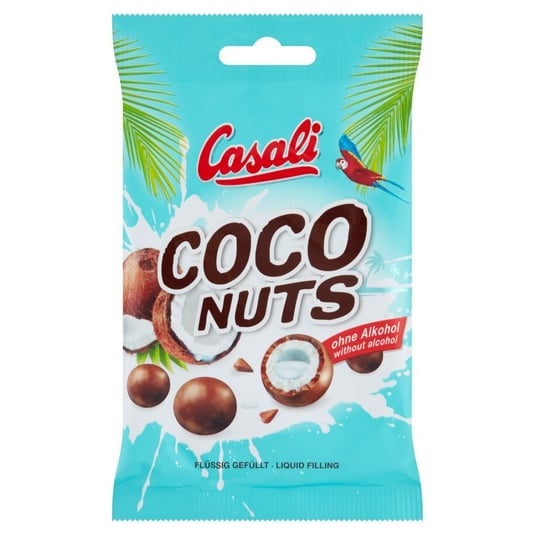 Casali Draże kokosowe z płynnym nadzieniem 100g Casali