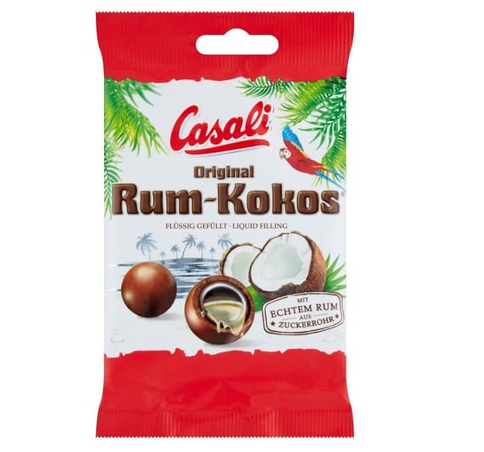 Casali Draże rum-kokos z płynnym nadzieniem 100g Casali