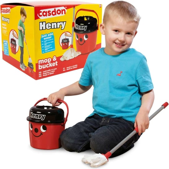 Casdon Wiaderko i mop zabawkowy Henry Little Helper Casdon