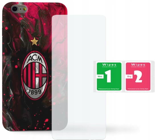 Case Etui Do Iphone 12 / 12 Pro - Ac Milan +Szkło P063 Inna marka