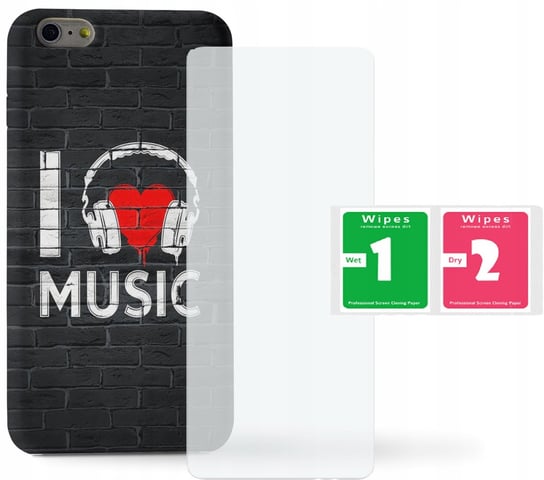 Case Etui do Iphone 12 / 12 Pro - I LOVE MUSIC+SZK Inna marka