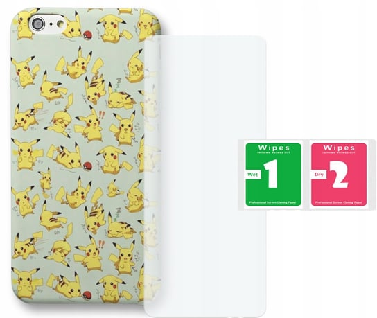 Case Etui do Iphone 12 Mini - PIKA-CHU+SZKŁO C055 Inna marka