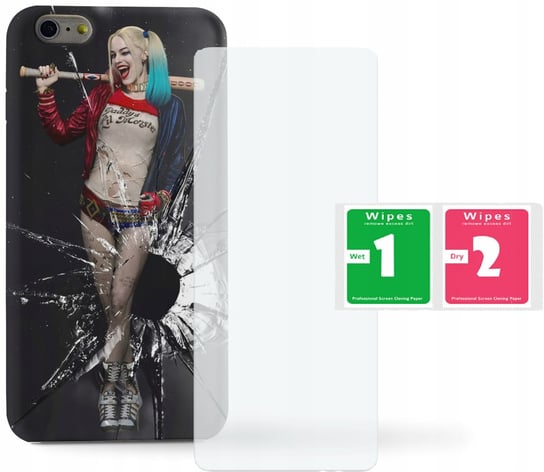 Case Etui do Iphone 5 /5S /SE - HARLEY QUINN+SZKŁO Inna marka