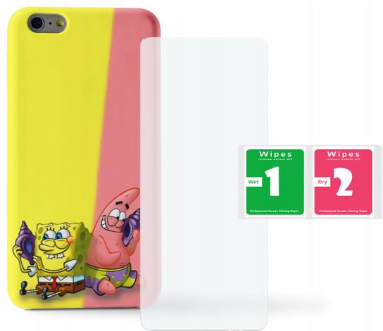 Case Etui Do Iphone 5 /5S /Se - Spongebob+Szkło C077 Inna marka