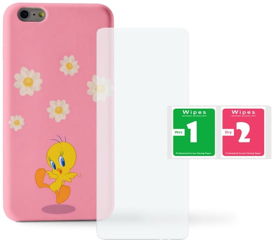 Case Etui do Samsung A22 4G - LOONEY TUNES+SZKŁO C212 Inna marka